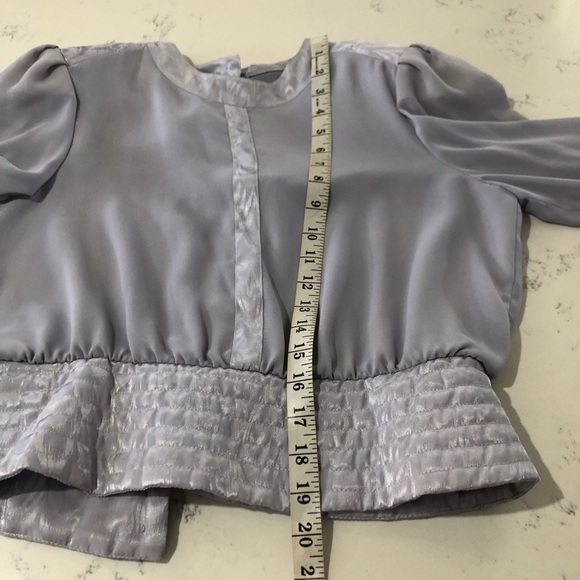 richard warren high neck long sleeve blouse - Picture 15 of 16